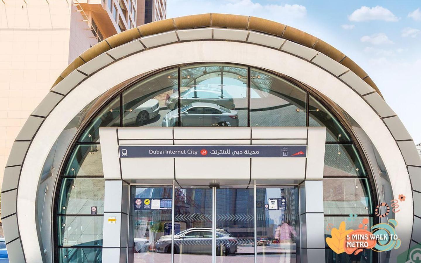 Nomad Partition Room In Barsha Heights 3 Mins To Icm Metro Dubai Bagian luar foto